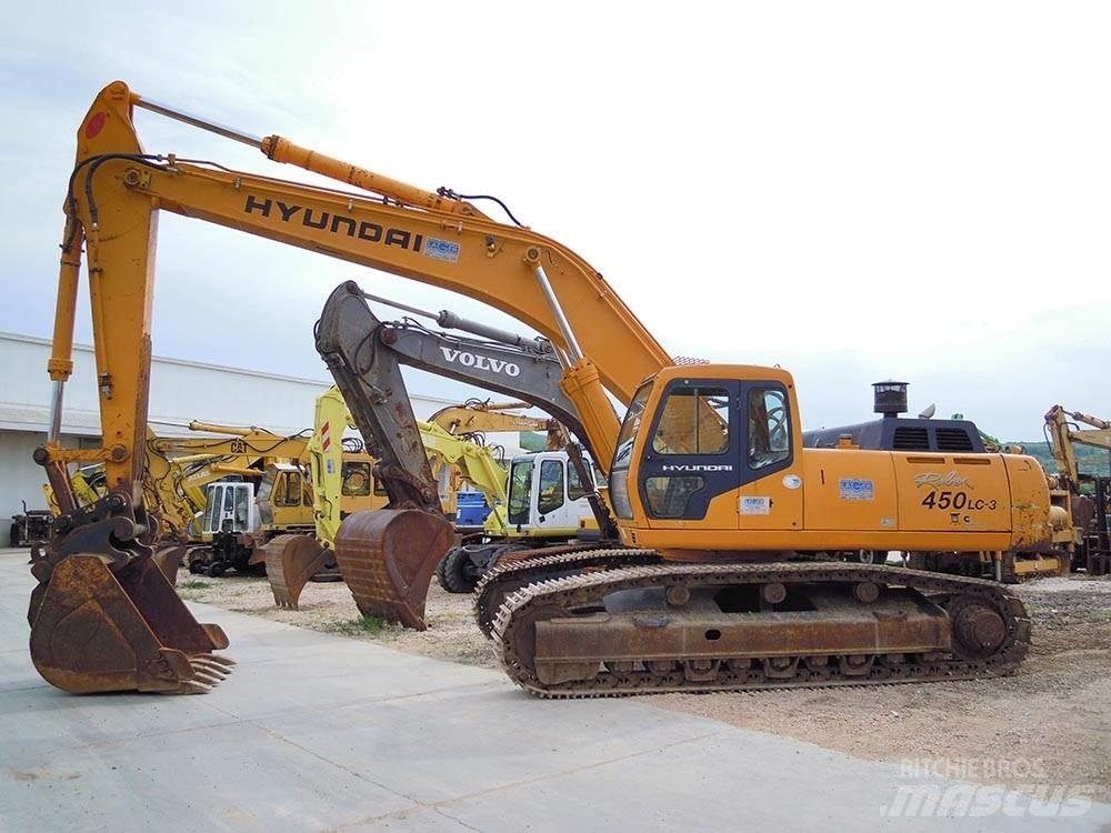 Hyundai R450LC-3 Paletli ekskavatörler