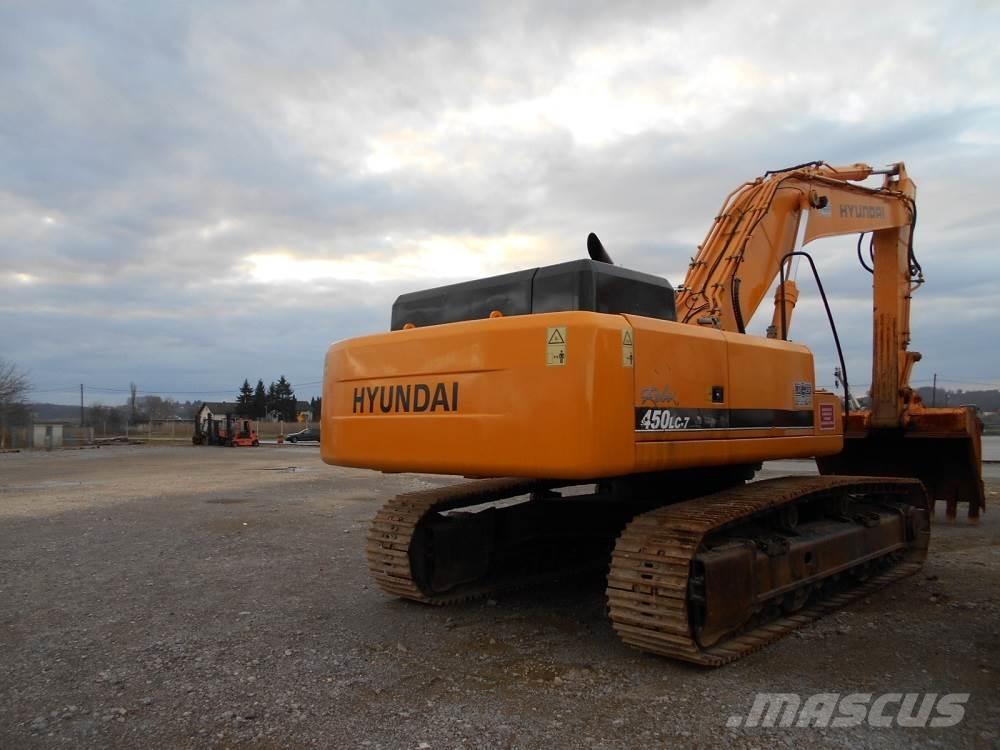 Hyundai R450LC-7 Paletli ekskavatörler