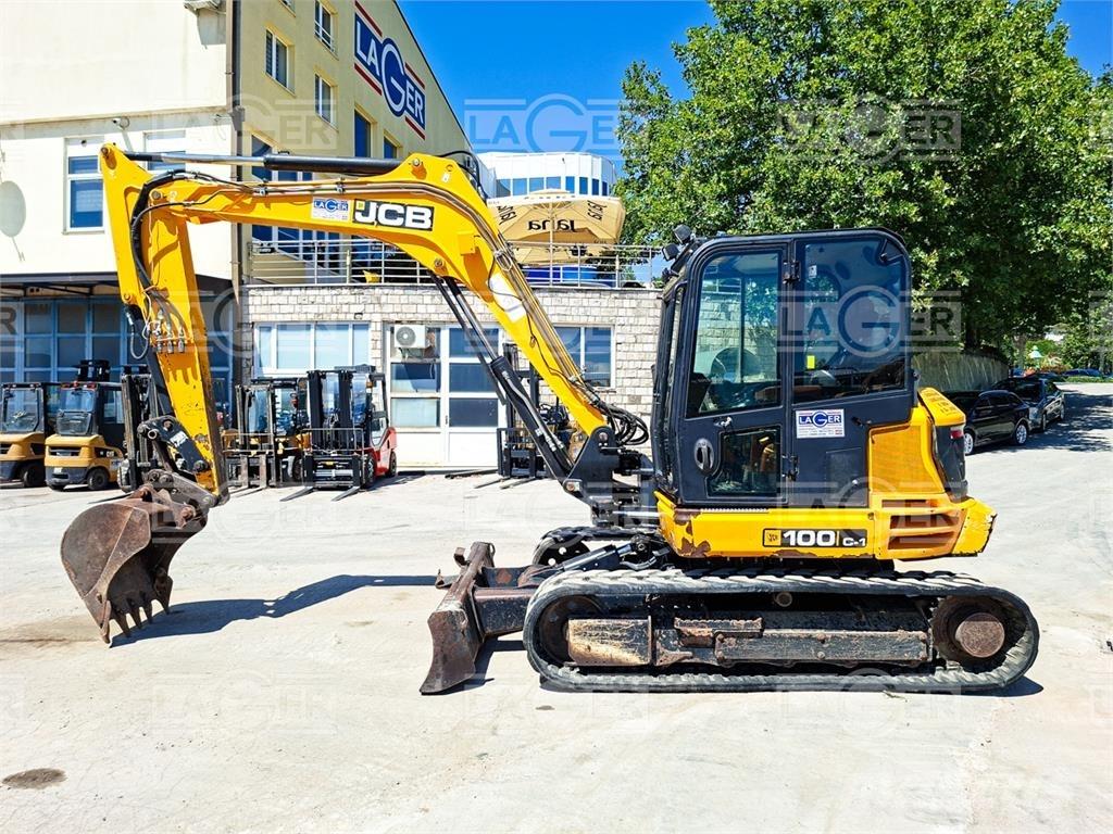 JCB 100C-1 Mini ekskavatörler, 7 tona dek