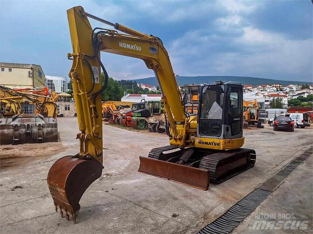 Komatsu PC78MR-6 Mini ekskavatörler, 7 tona dek