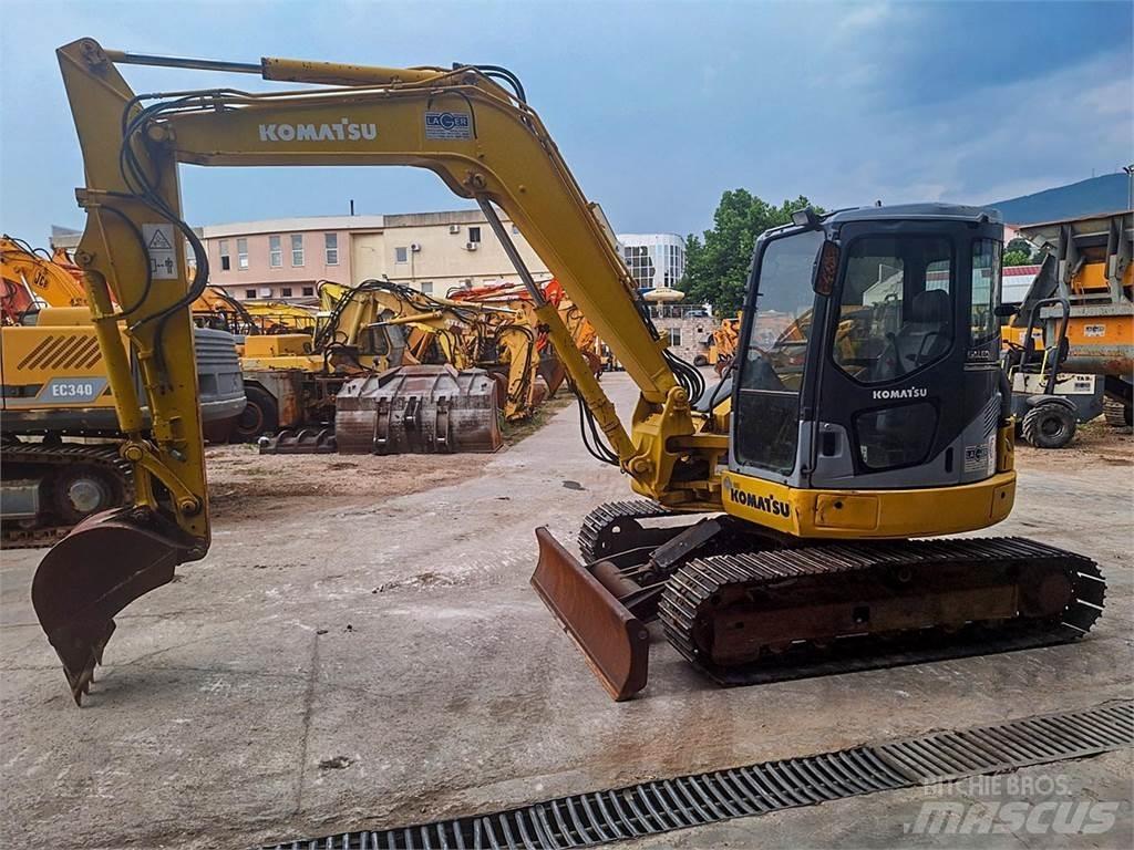 Komatsu PC78MR-6 Mini ekskavatörler, 7 tona dek