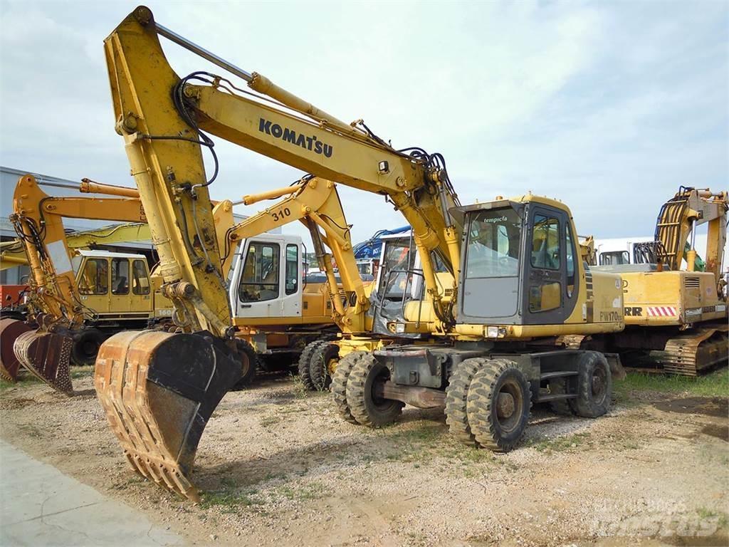 Komatsu PW170ES-6K Lastik tekerli ekskavatörler