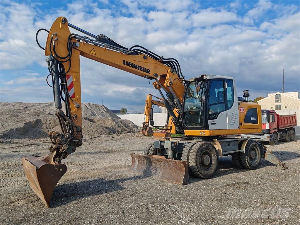 Liebherr A 914 Litronic Lastik tekerli ekskavatörler