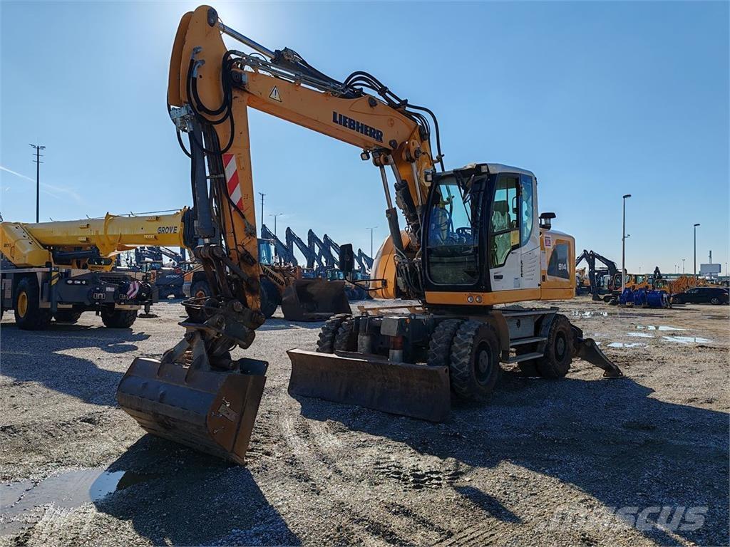 Liebherr A 914 Litronic Lastik tekerli ekskavatörler