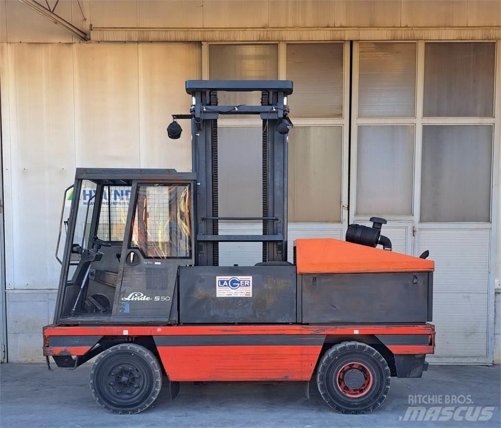 Linde S50 Sideloader - dört yönlü forkliftler