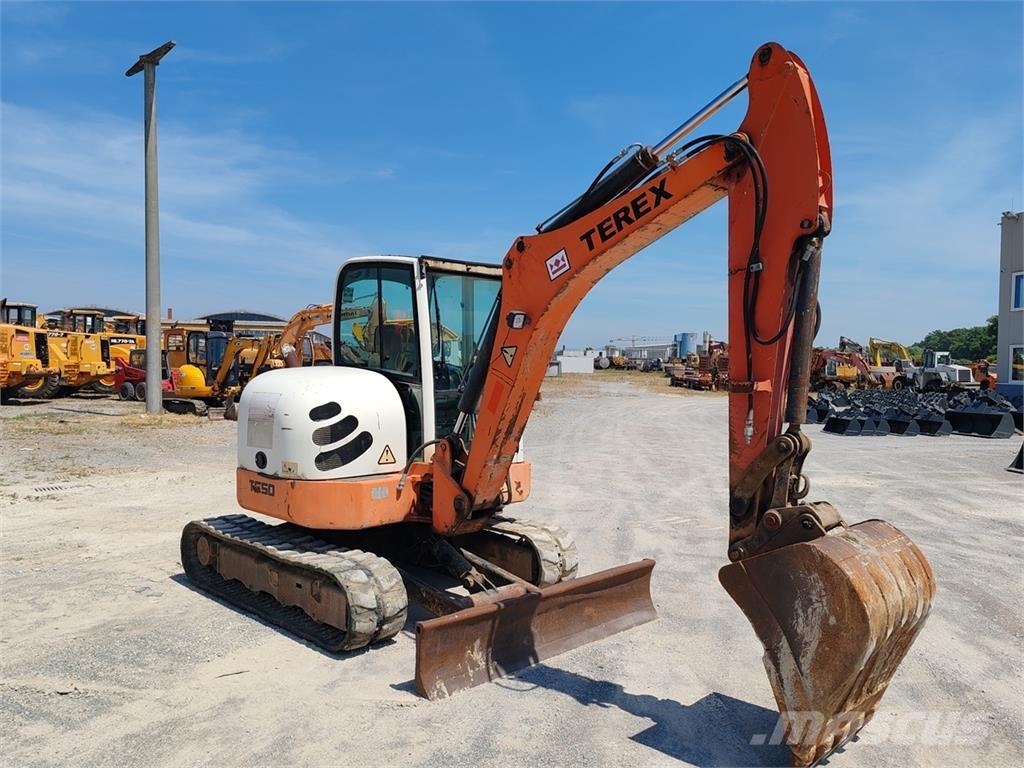 Terex TC50 Mini ekskavatörler, 7 tona dek