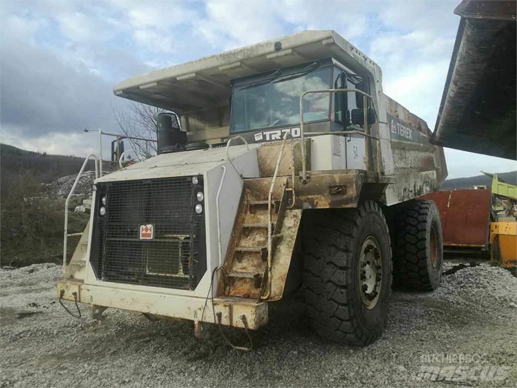 Terex TR70 Belden kirma kamyonlar