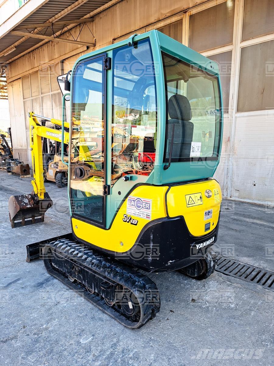 Yanmar SV18 Mini ekskavatörler, 7 tona dek