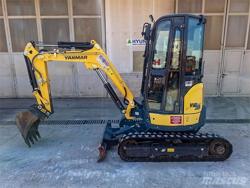 Yanmar VIO 26-6 Mini ekskavatörler, 7 tona dek