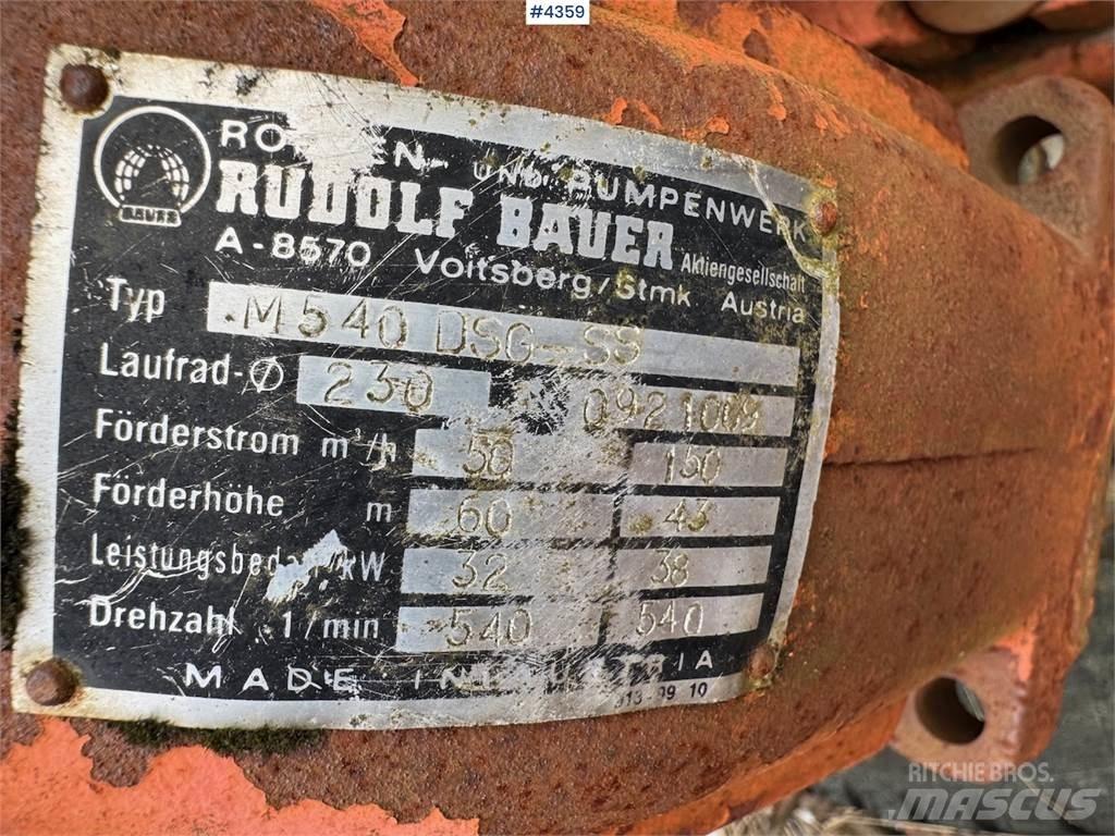 Bauer M540 Sivi gübre ve ilaç tankerleri