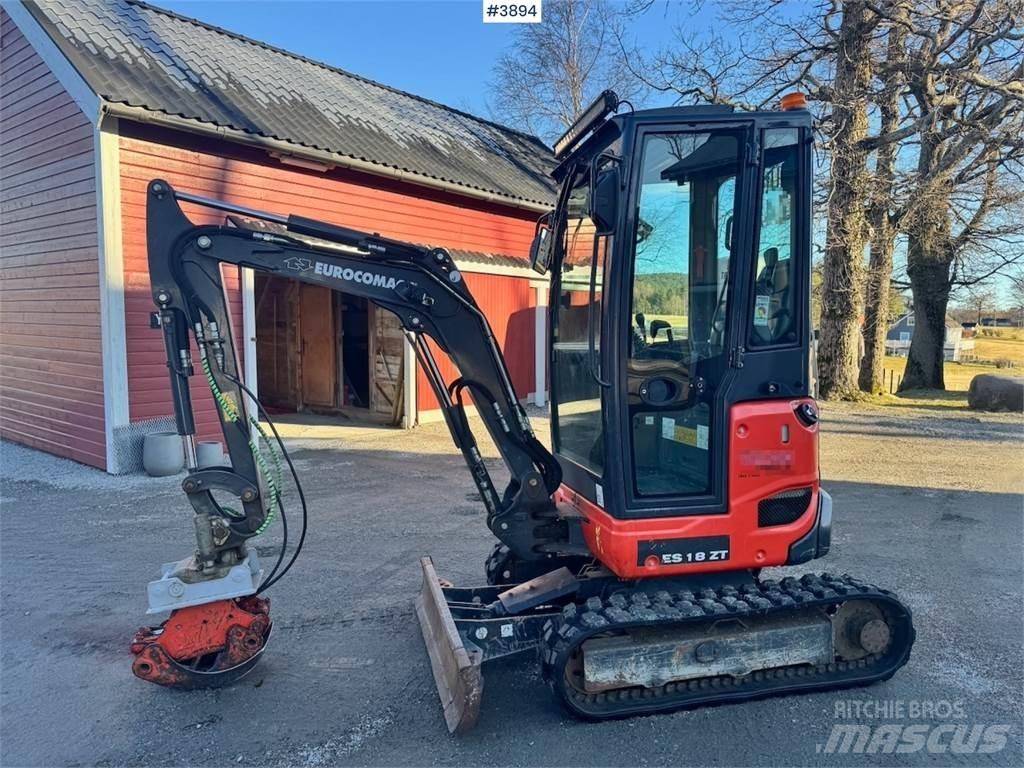 Euromach ES18ZT Paletli ekskavatörler