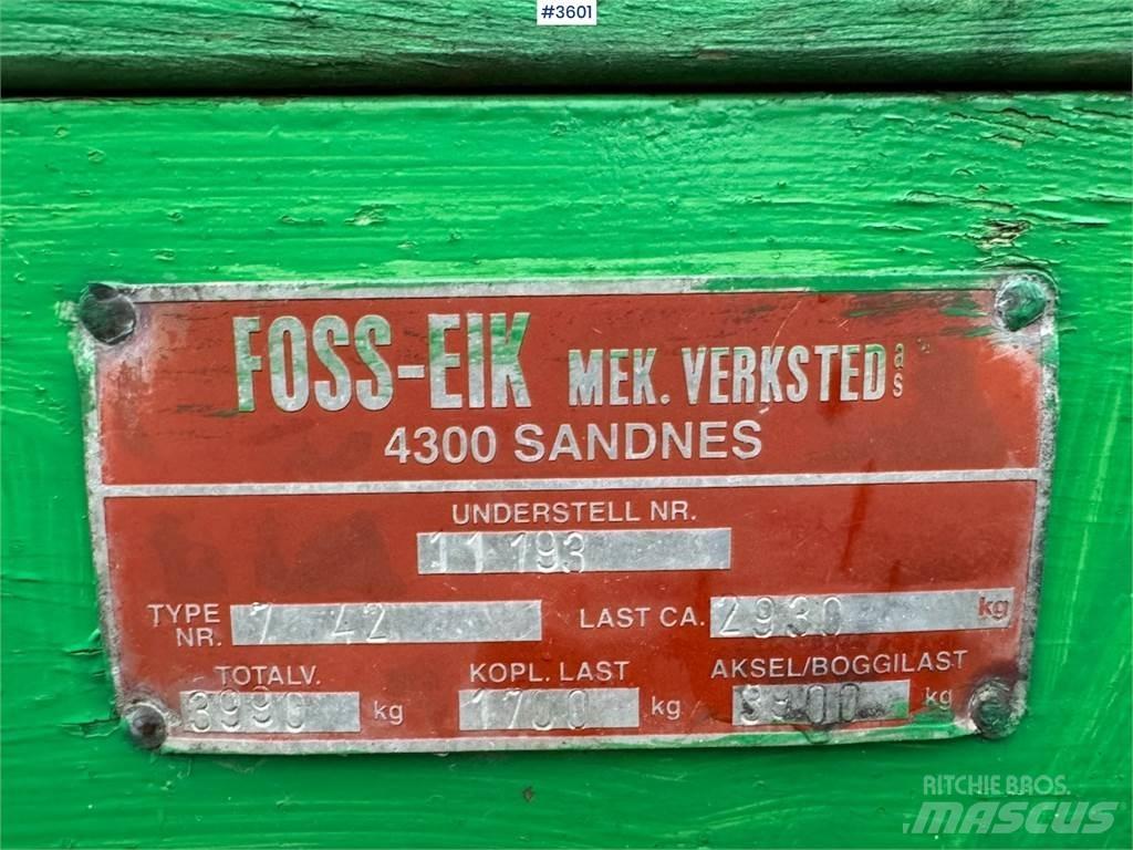 Foss-Eik 4T Hububat/Silaj Römorkları