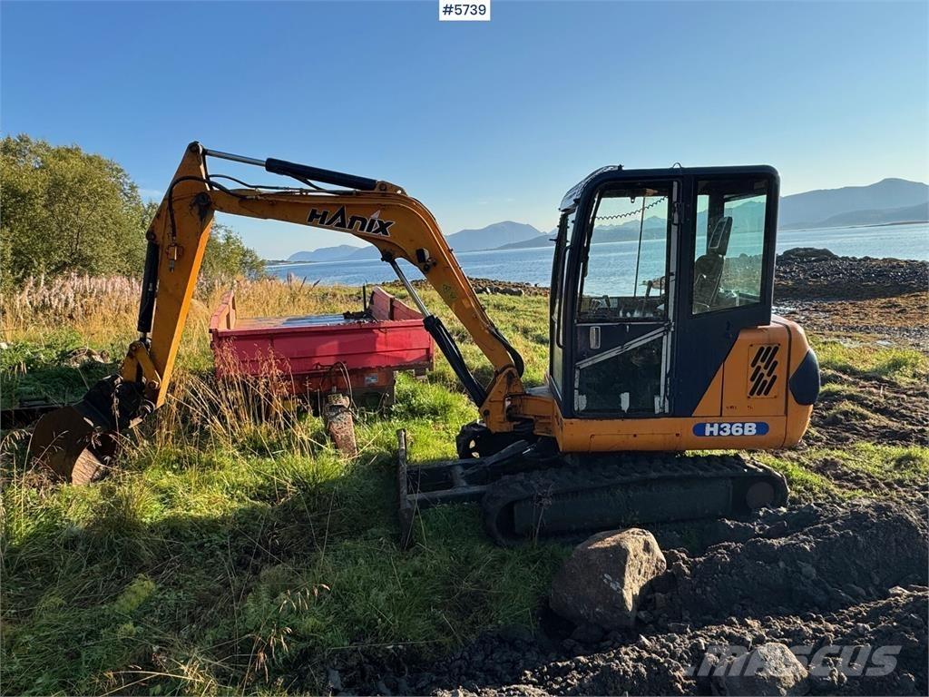 Hanix H36B Paletli ekskavatörler