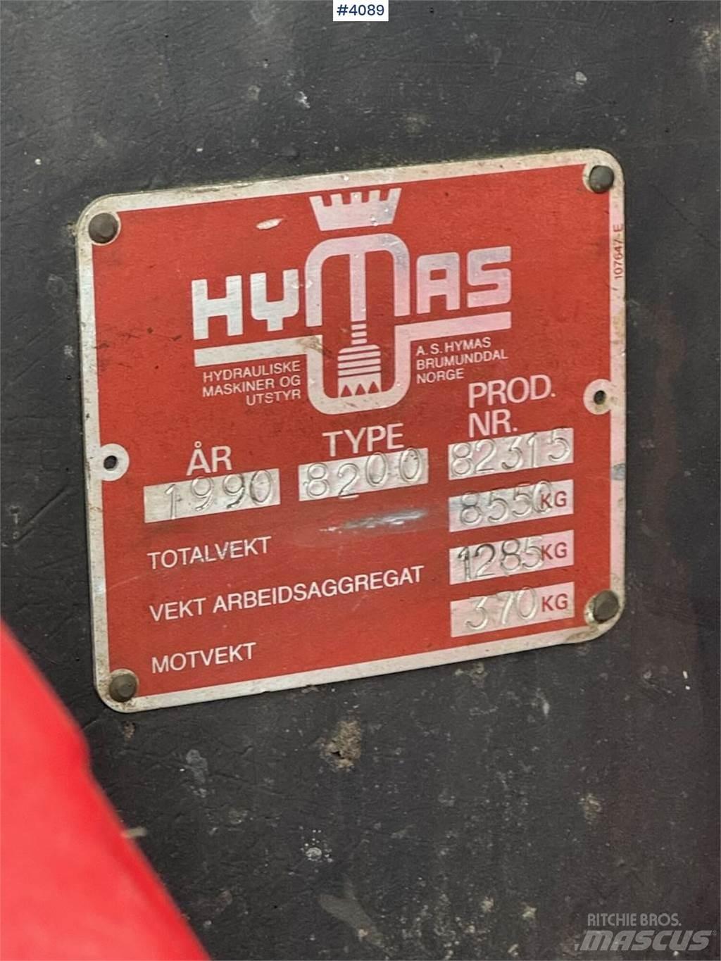 Hymas 8200 Paletli ekskavatörler