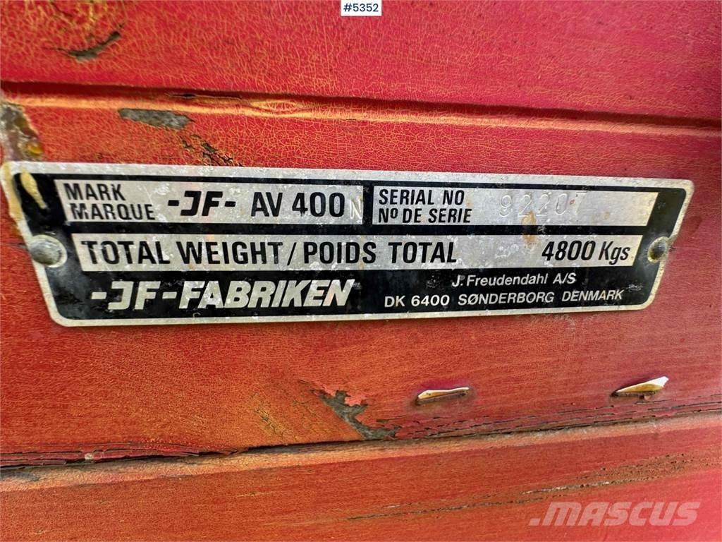 JF AV400N Diger hasat ve söküm makinaları