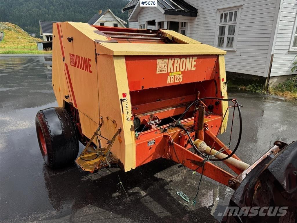 Krone KR 125 Diger hasat ve söküm makinaları