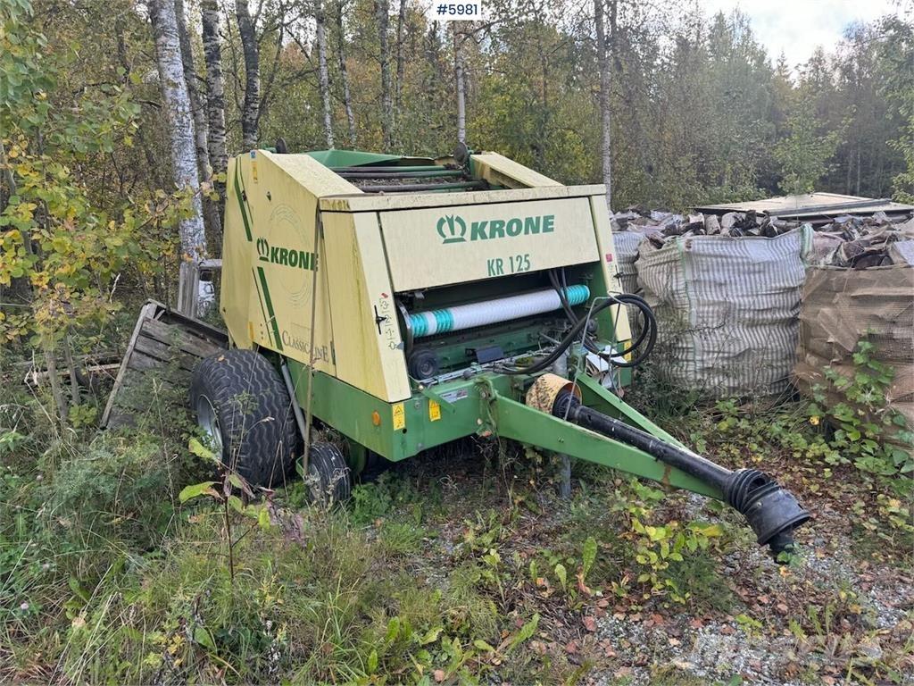 Krone KR 125 Diger hasat ve söküm makinaları