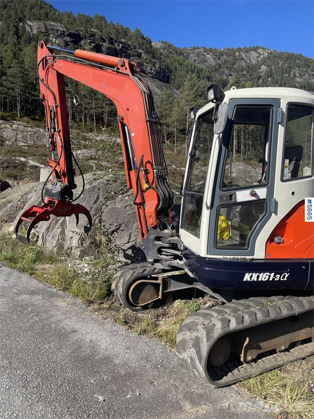 Kubota KX 161-3 Paletli ekskavatörler