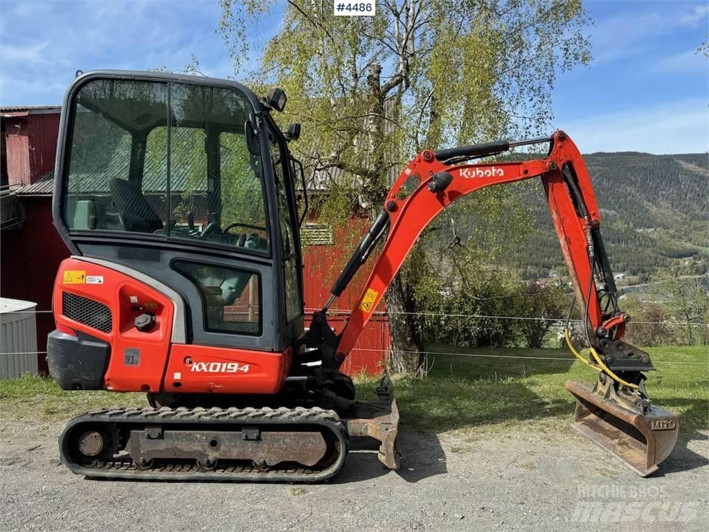 Kubota KX019 Paletli ekskavatörler