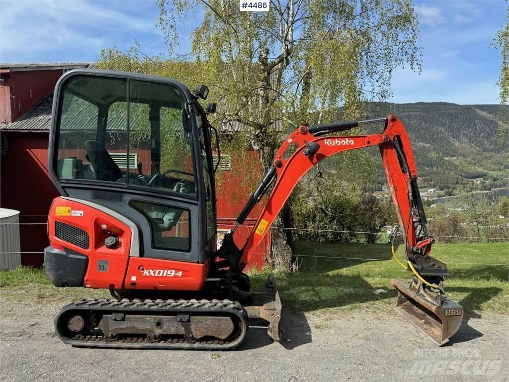 Kubota KX019 Paletli ekskavatörler