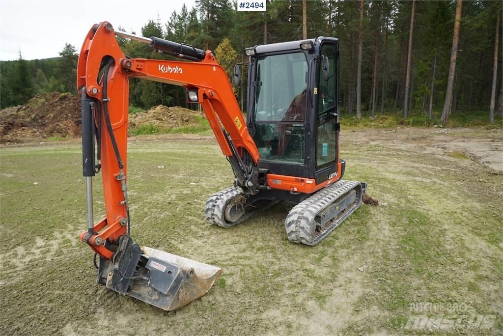 Kubota U27-4 Paletli ekskavatörler