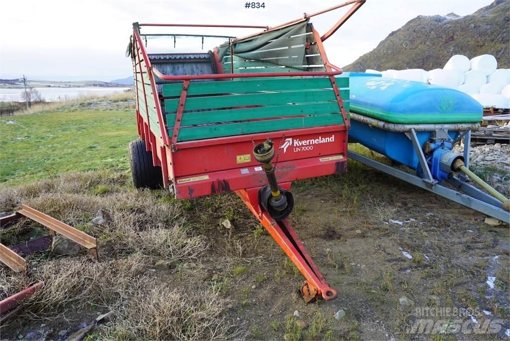 Kverneland UN7000 Hasat vagonları