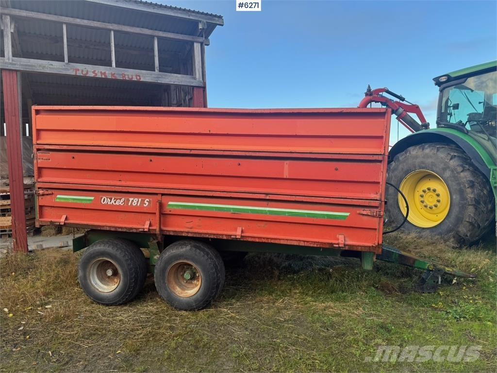 Orkel T81 S Hububat/Silaj Römorkları