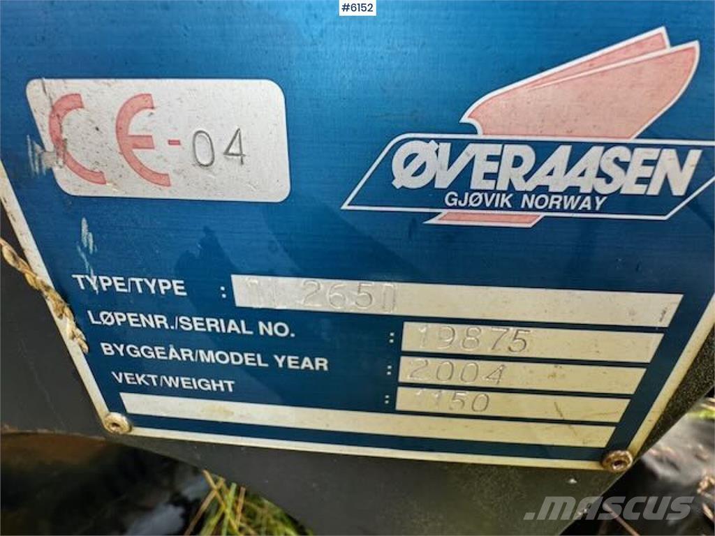  Øveraasen 2651 Kar küreme biçaklari