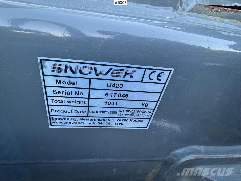 Snowek U420 Kar küreme biçaklari