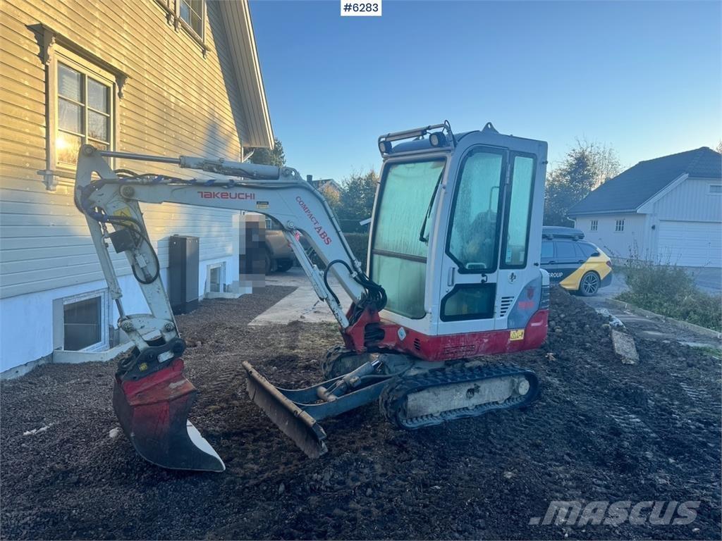 Takeuchi TB219 Paletli ekskavatörler