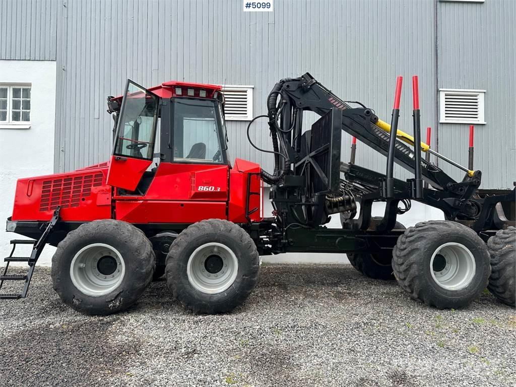 Valmet 860 lll Tomruk vinçleri