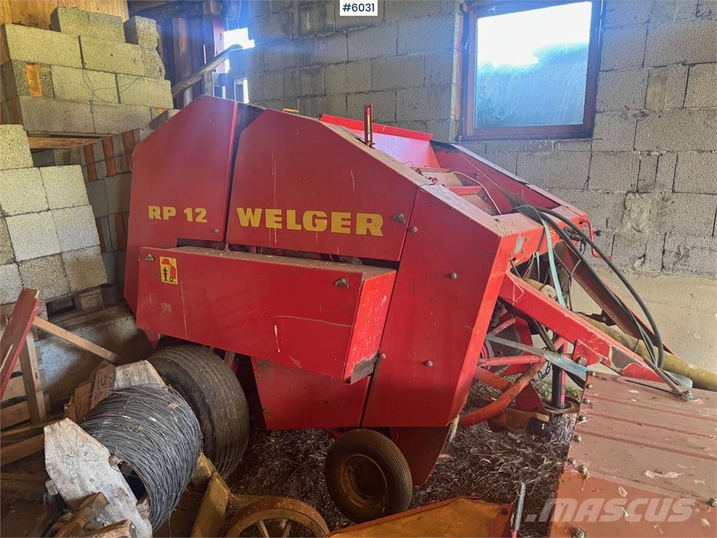 Welger RP12 Diger hasat ve söküm makinaları