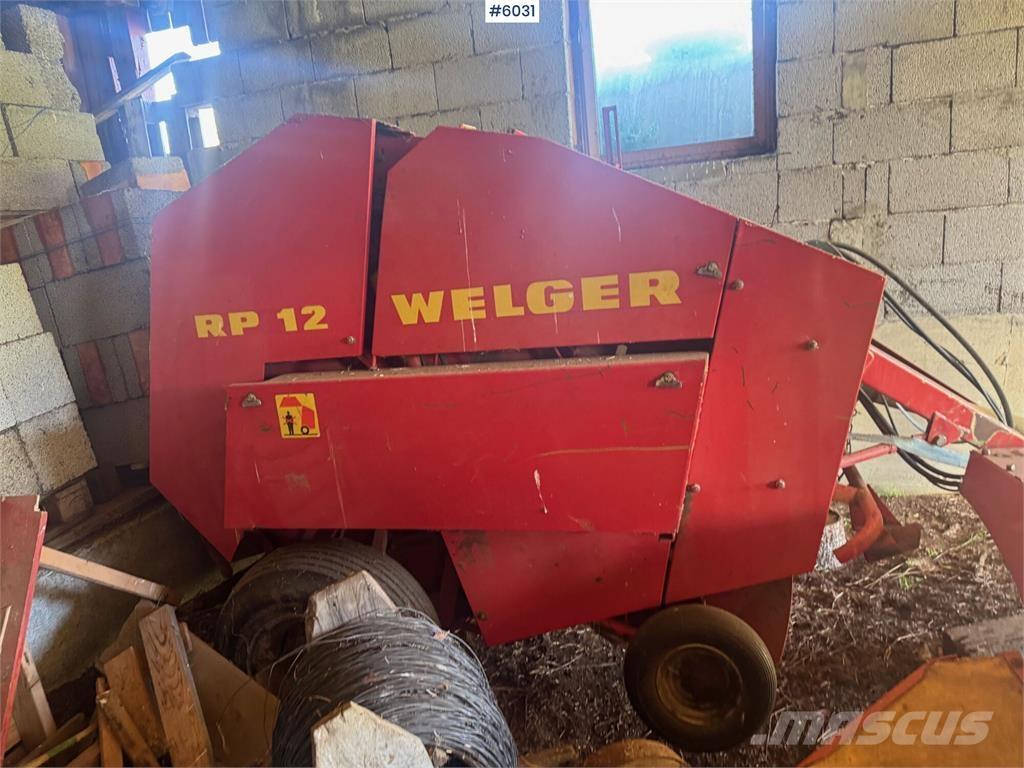 Welger RP12 Diger hasat ve söküm makinaları