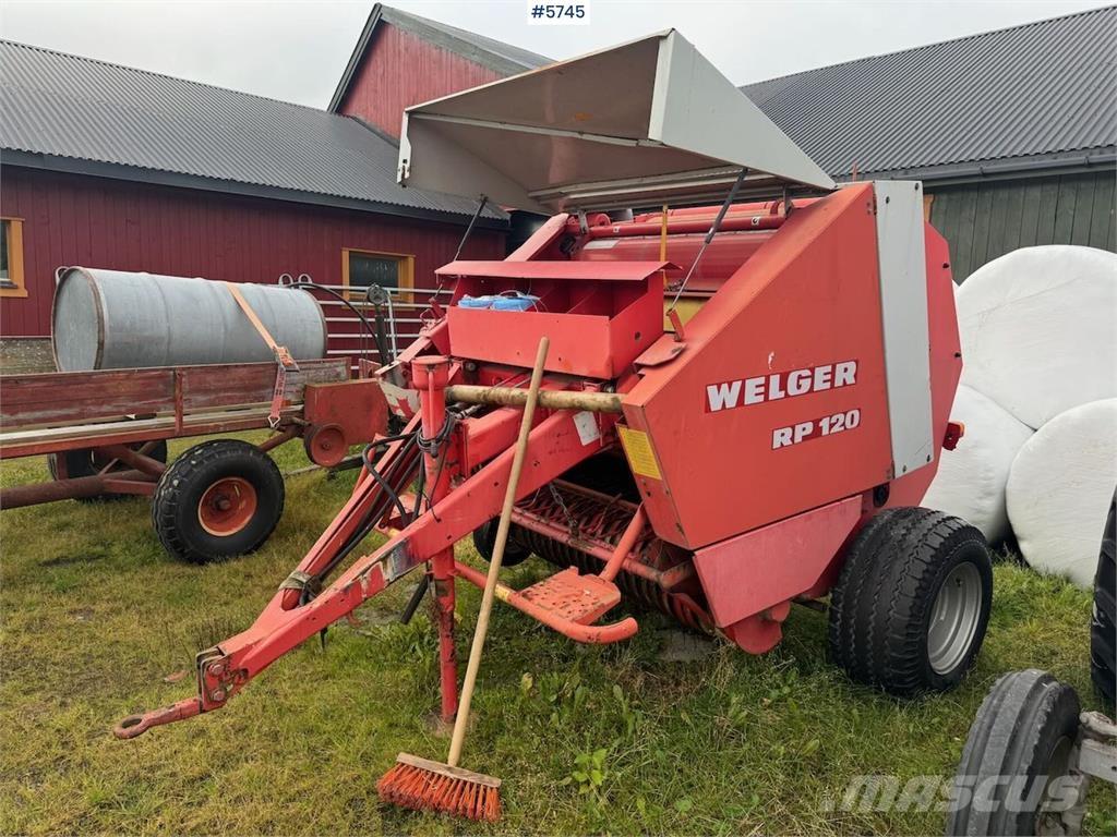 Welger RP120 Diger hasat ve söküm makinaları