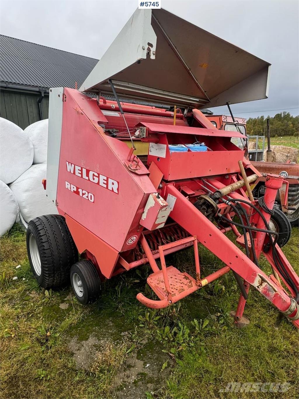 Welger RP120 Diger hasat ve söküm makinaları