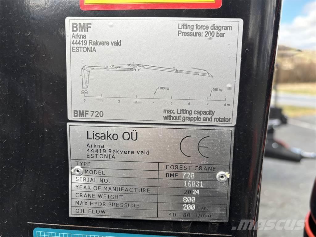 BMF 10T2+720 Orman römorkları
