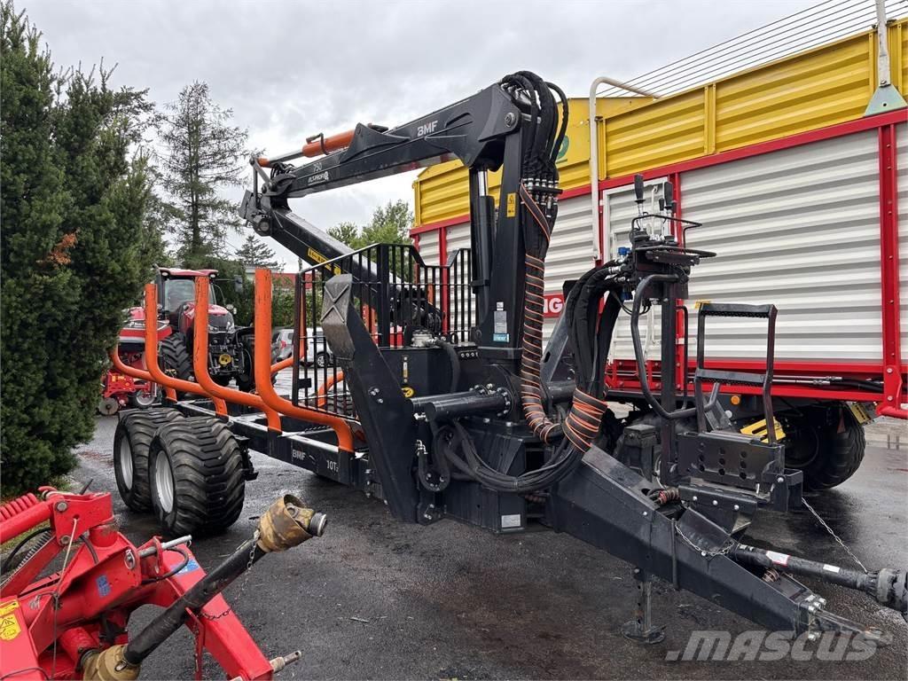 BMF 10T2+750Kran Orman römorkları
