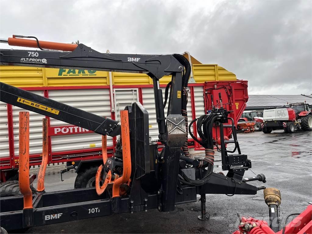 BMF 10T2+750Kran Orman römorkları