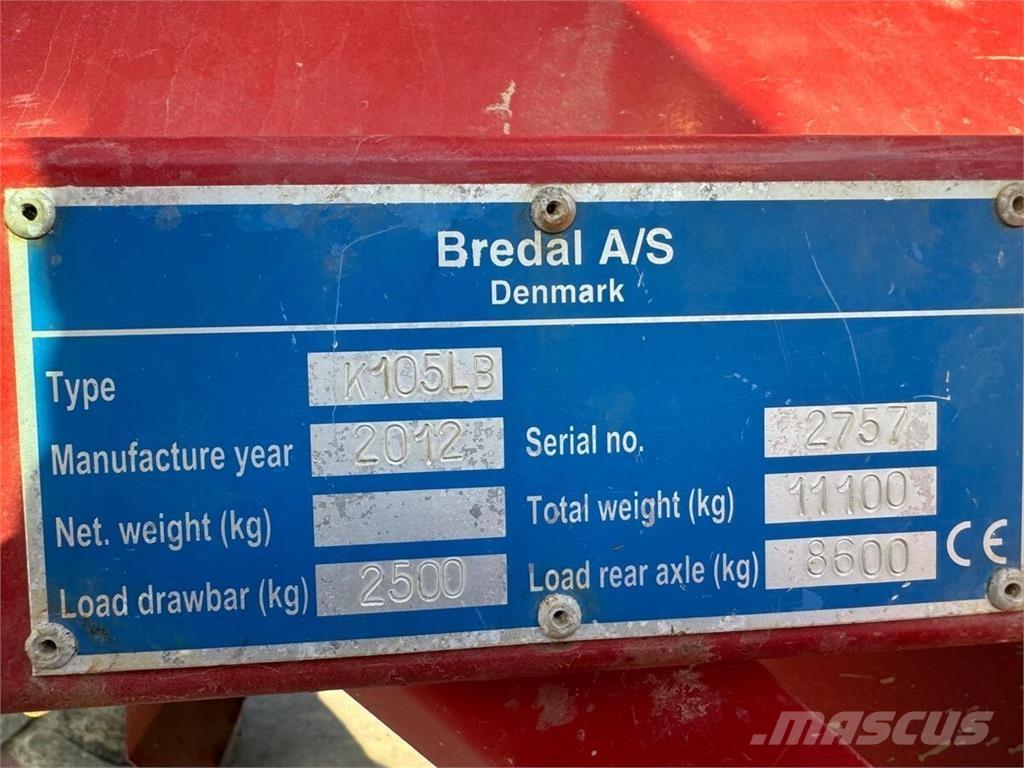 Bredal K105LB Diger gübre uygulama makinalari ve aksesuarlar