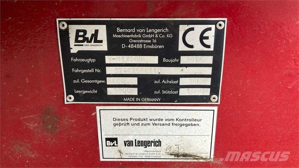 BvL V-MIX 10N Diger tarim makinalari