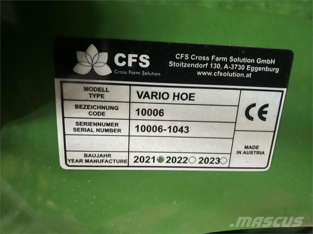  CFS Varihoe 620 Diger ekim makina ve aksesuarlari