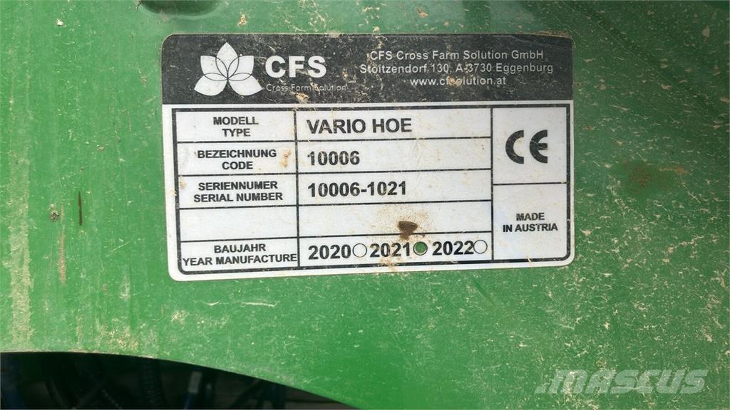  CFS Vario Hoe Diger ekim makina ve aksesuarlari