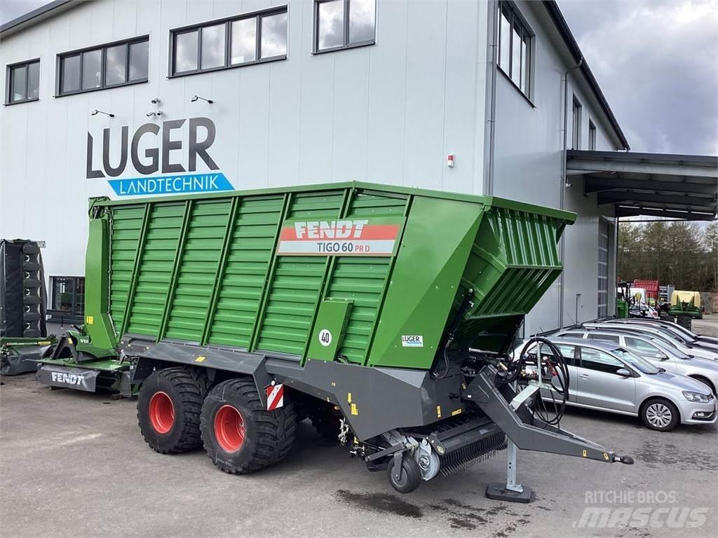 Fendt Tigo 60 PR Kendi yükler römorklar