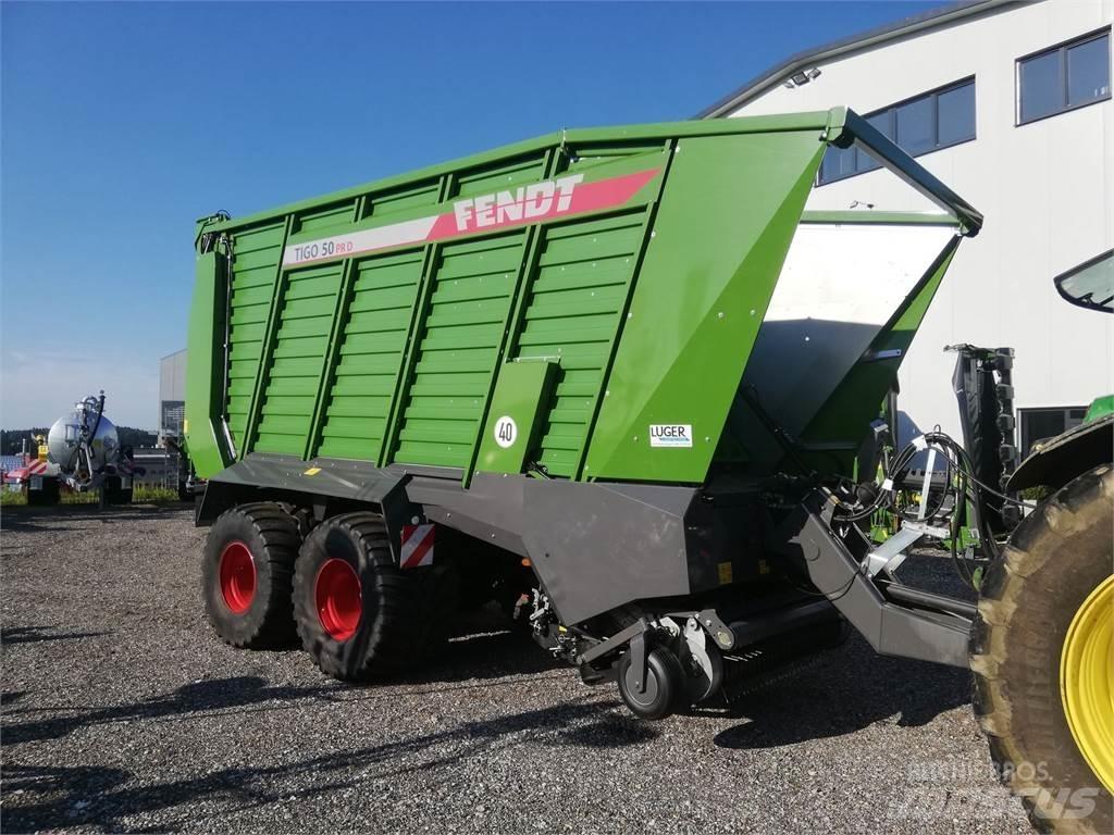 Fendt Tigo PR 50 D Kendi yükler römorklar
