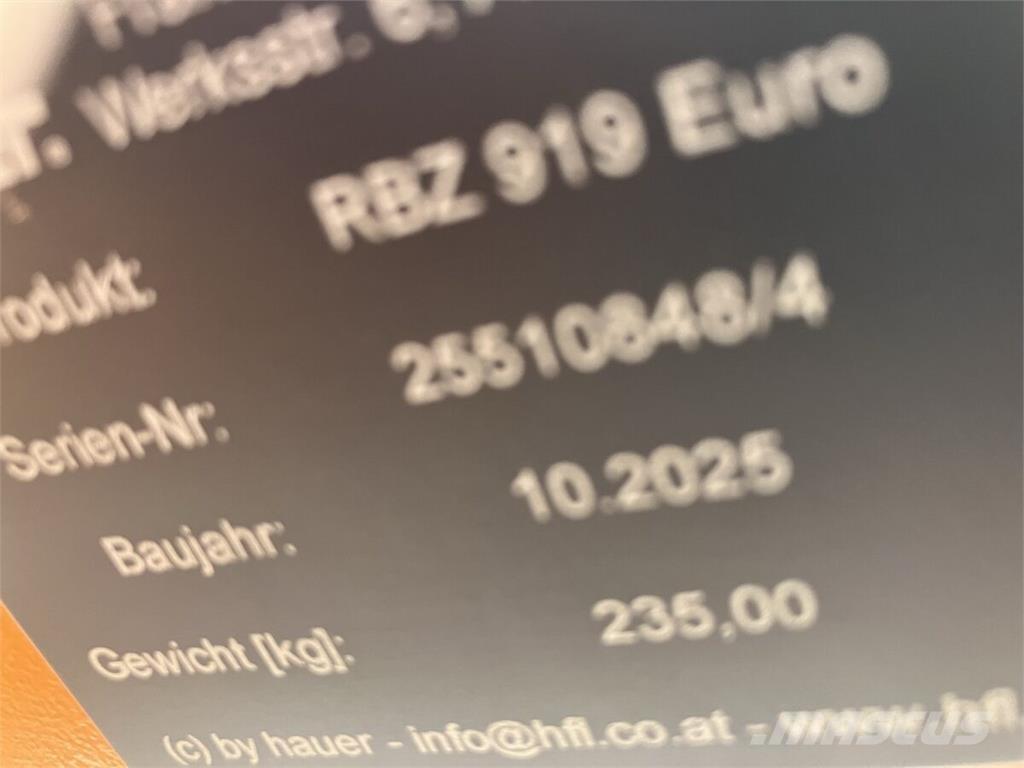 Hauer RBZ 919 Euro Ön yükleyici atasmanlar