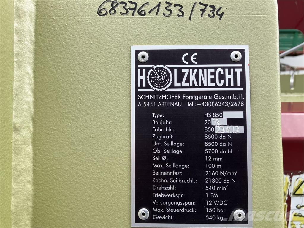  Holzknecht HS 850 Vinçler