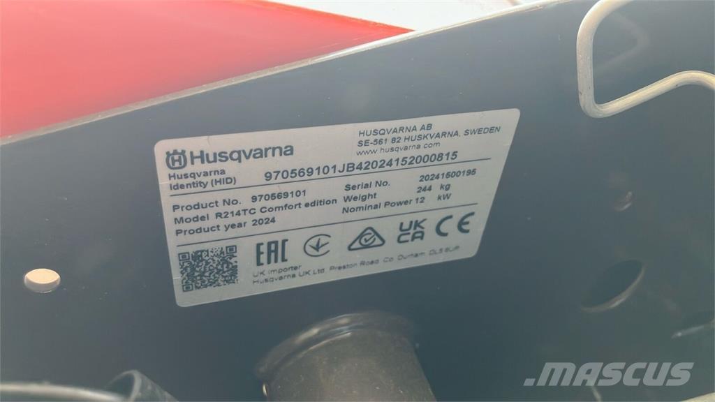 Husqvarna R 214TC Diger yol bakim makinalari