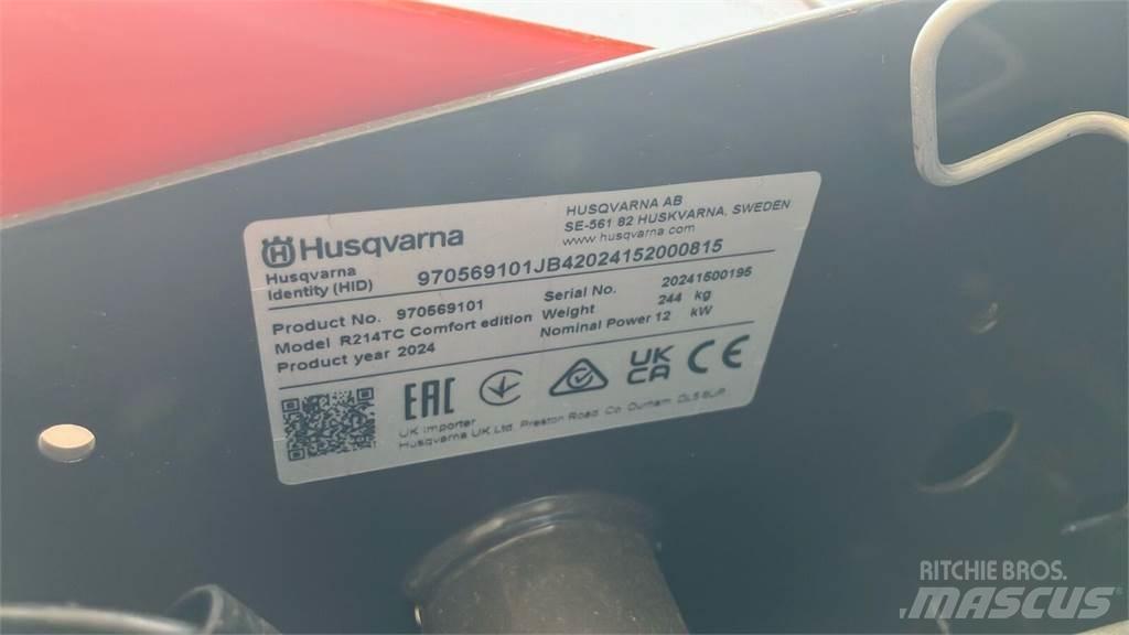 Husqvarna R 214TC Diger yol bakim makinalari