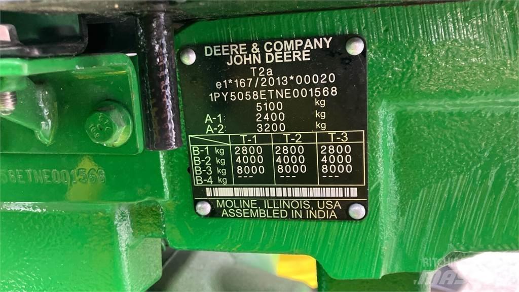John Deere 5058E Traktörler