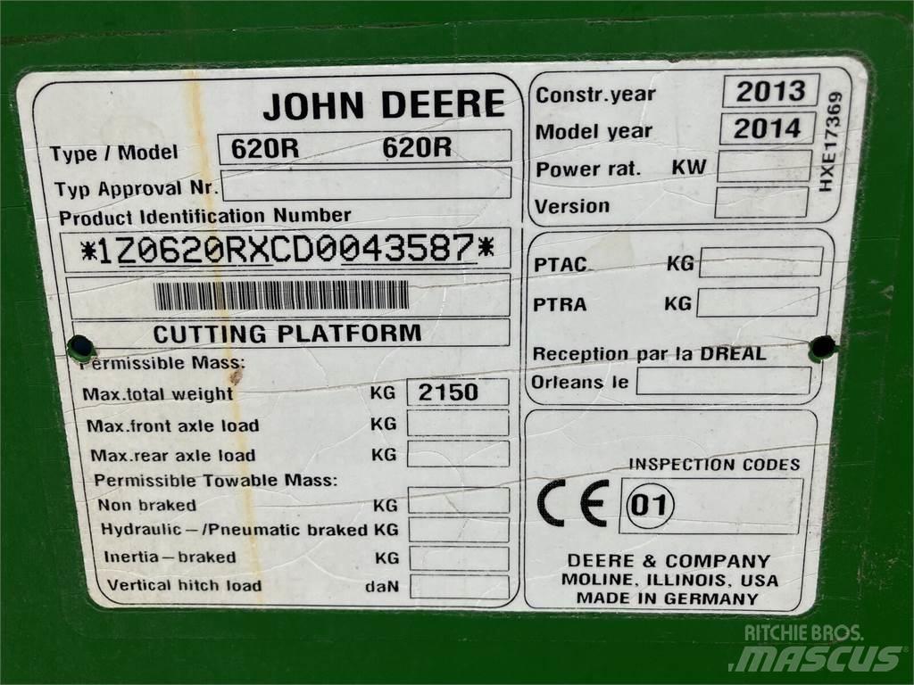 John Deere 620R Biçerdöver aksesuarlari